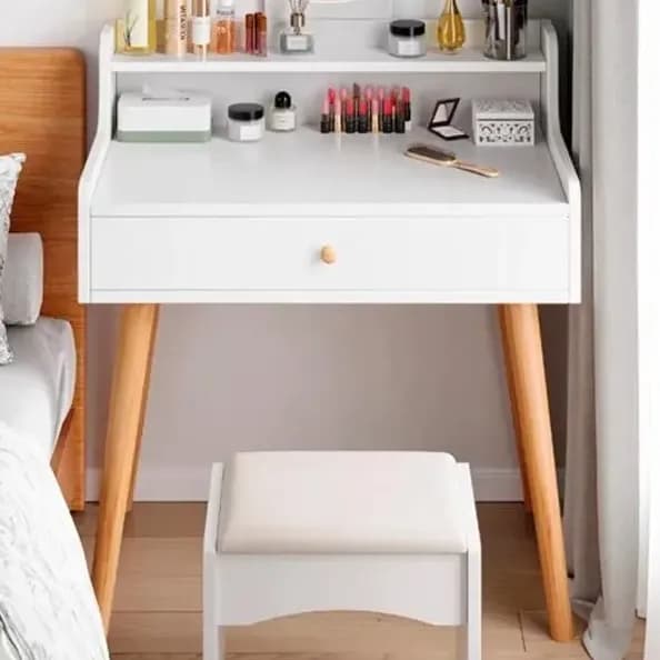 Tocador C/espejo Y Cajon 60cm Chic Home