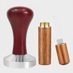 Tamper 51mm + Aguja Revolvedora Wdt Cafetera Barista