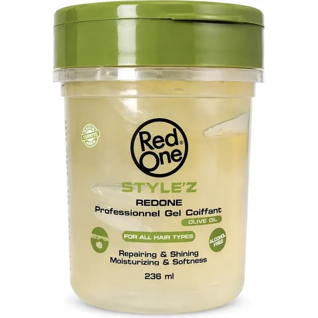 Gel Red One Para Rizos Y Ondulado Olive 236ml