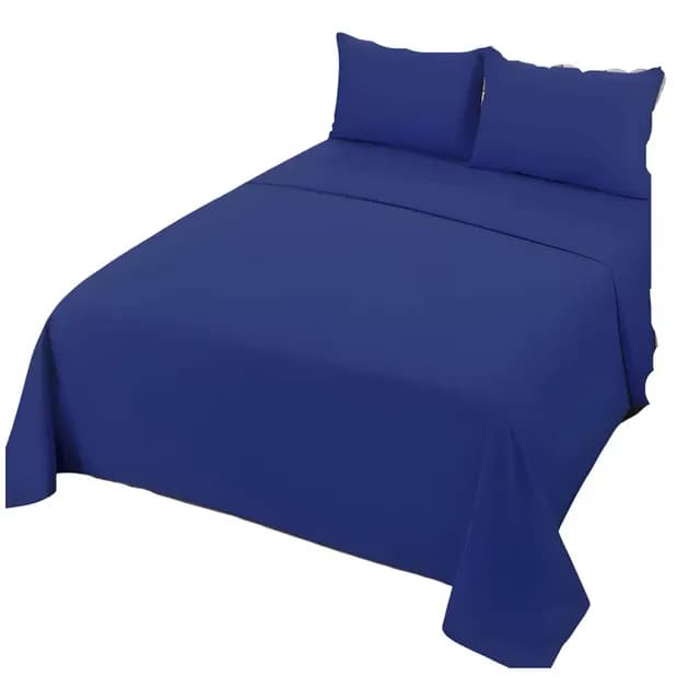 Juego De Sabanas 2 Plazas Azul Marino