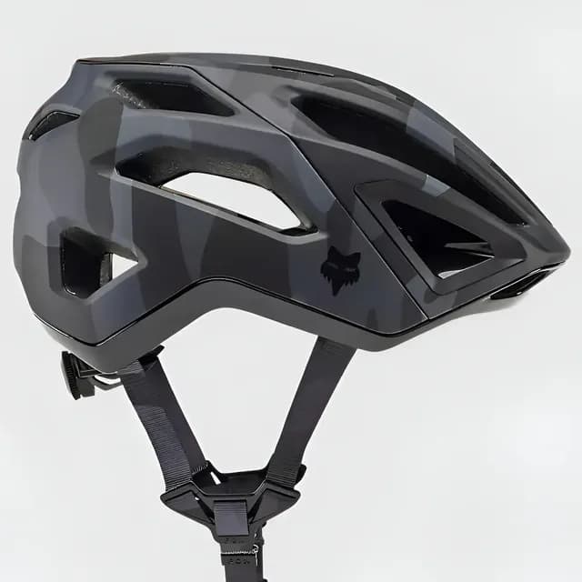 Casco Bicicleta Crossframe Pro Camo Negro Fox Talla M