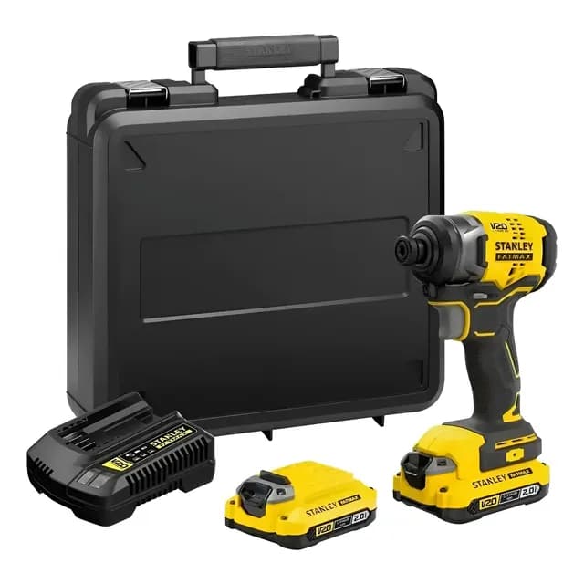 Atornillador De Impacto Inalambrico 20v 2bat+ Carg Stanley