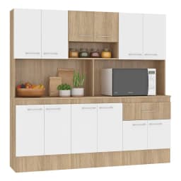 Mueble Kit De Cocina Buck 180 12 Puertas 1 Cajon Vekka