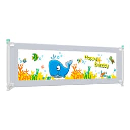 Baranda De Cama Seguridad Para Bebe Plegable 150cm/ M.o.