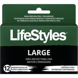 Preservativo Lifestyles Large X 12 Condones