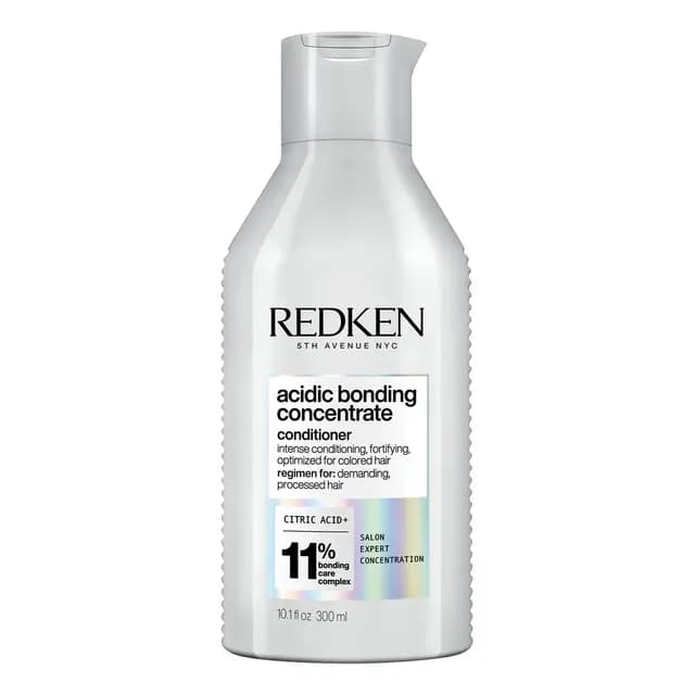 Redken Acondicionador Acidic Bonding Concentrate Reparador Intenso con Acido Citrico para Todo Tipo de Cabello Danado, Reduce Rotura 56% y Protege Color, 300 ml