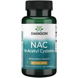 Nac N-acetil Cisteina 600mg 100caps Antioxidante Swanson Sfn