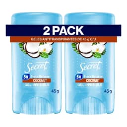 2 Pack Antitranspirante Secret Coco 45 g