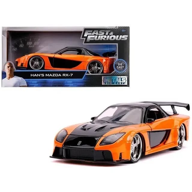 Han's Mazda Rx-7 1997 Rapido Y Furioso 1:24 Jada