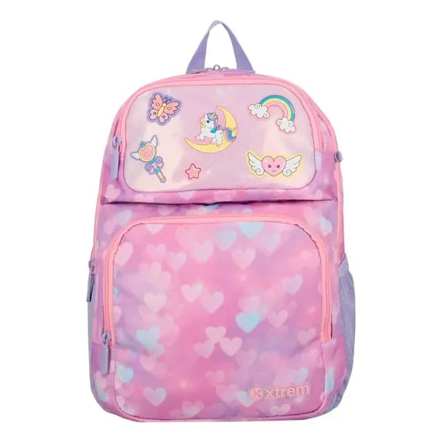 Mochila Xtrem Hopper 2.0 6xt Corazones Rosado Rosado
