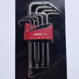 Juego Llaves Torx Largas De T10 A T50 9pz 5098l Force