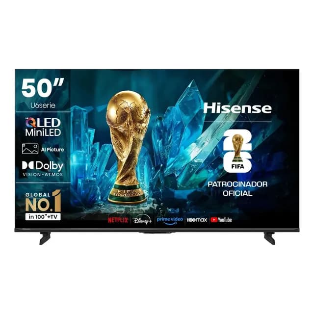 SMART TV 50" Hi-QLED MINI LED 4K UHD 50U6ESV