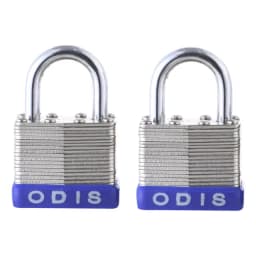 Pack 2 Candados Odis Laminados 40mm Con Llaves Iguales