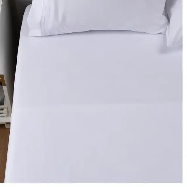 Casatua Soft sabana ultra suave con funda bordada 1.5 plazas blanco