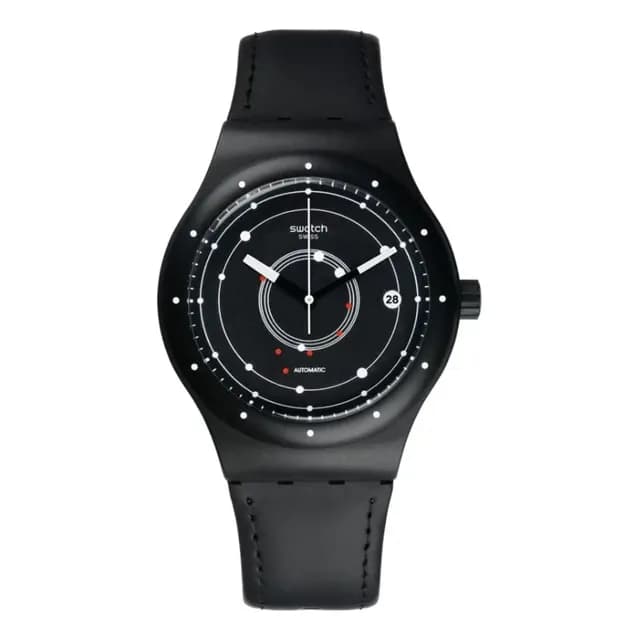 Reloj Swatch  Sistem Black Aut. Sutb400/relojeria Violeta