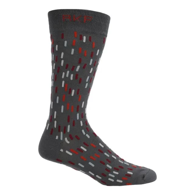 Calcetin Bambu Hombre C Sprinkles Gris