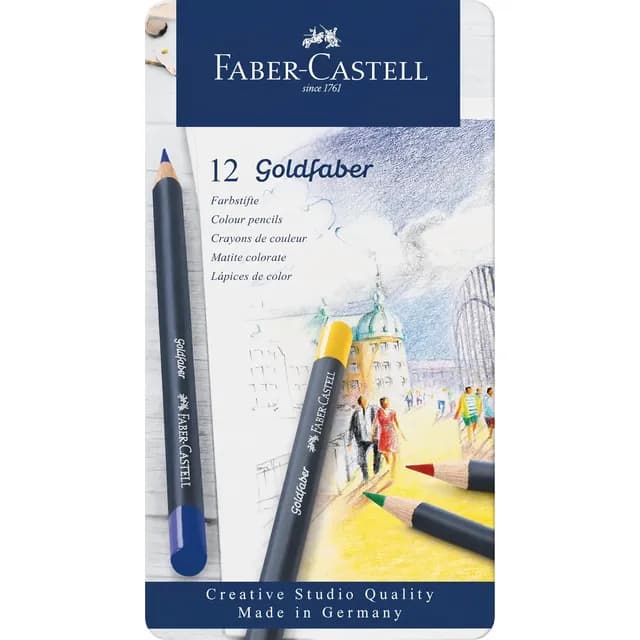 Lapices Faber-castell Goldfaber (12 Colores)