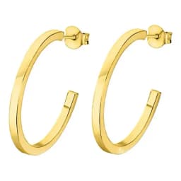 Aros Lp3203-4/5 Lotus Silver Mujer Hoops