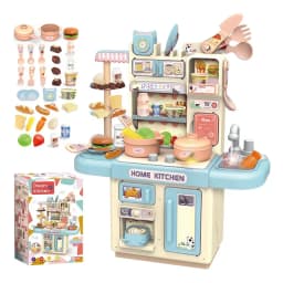 Cocina De Juguete Kitchen 32pcs Juego De Ninas Ninos Celeste