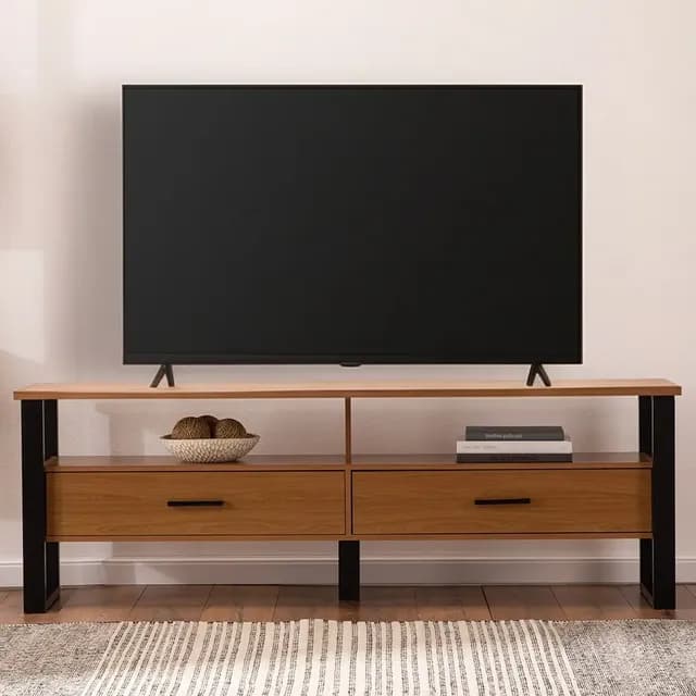 Rack Roca Queule Tv 75  Roble-negro