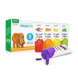 Pintura de Dedos Mideer para Ninos  Pack de 8 Colores