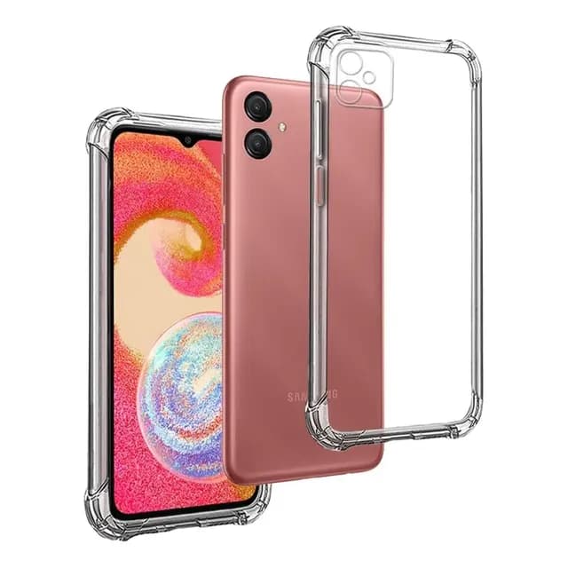 Carcasa Para Samsung A04 4g Transparente Antigolpe Reforzada
