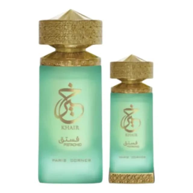 Set Perfume Khair Pistachio Edp 100 Ml + 25 Ml Paris Corner