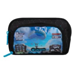 Estuche Xtrem Zip-art 6xt Videojuego Negro