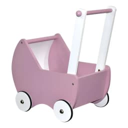 Muebleria Para Munecas Gamepower Coche De Madera Rosa Gamepo