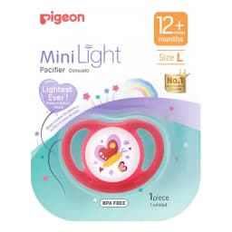 Chupete Odontologico Pigeon Mini Light Talla L 12m+