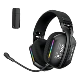 Audifonos Gamer Onikuma Gt808 Tri-mode Compatible Ps5 Color Negro