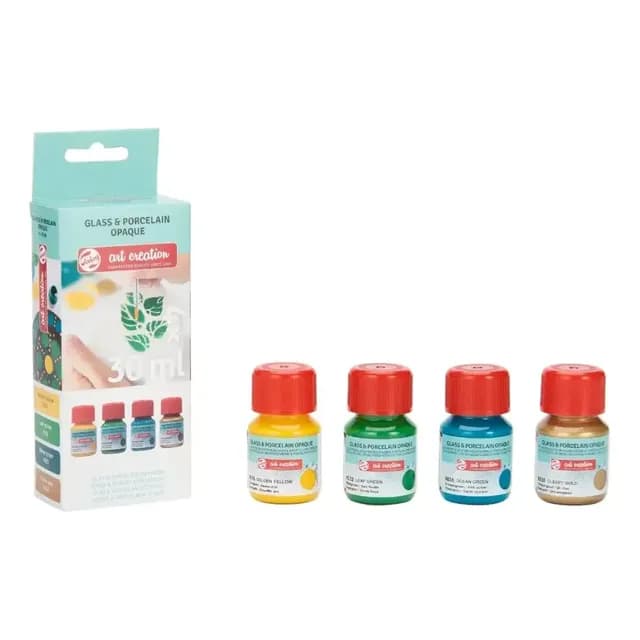 Pintura Para Porcelana Y Vidrio Opaca Art Creation 