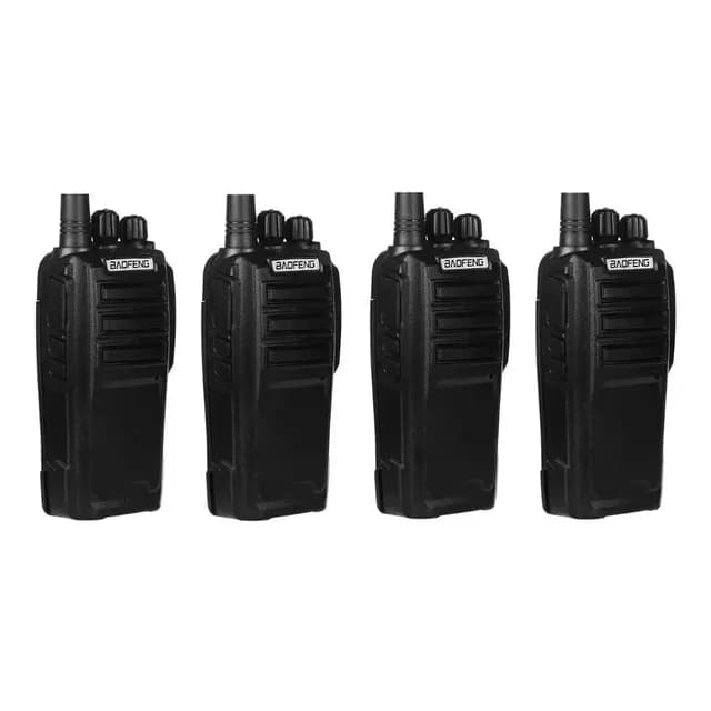Pack 4 Radio Walkie Talkie Portatil Baofeng Uhf Uv-6d