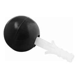Tope De Puerta Esferico Plastico Negro 20 Un Dvp