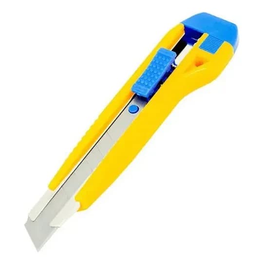 Selloffice Cuchillo Cartonero Grande Con Riel Metalico Y Cue