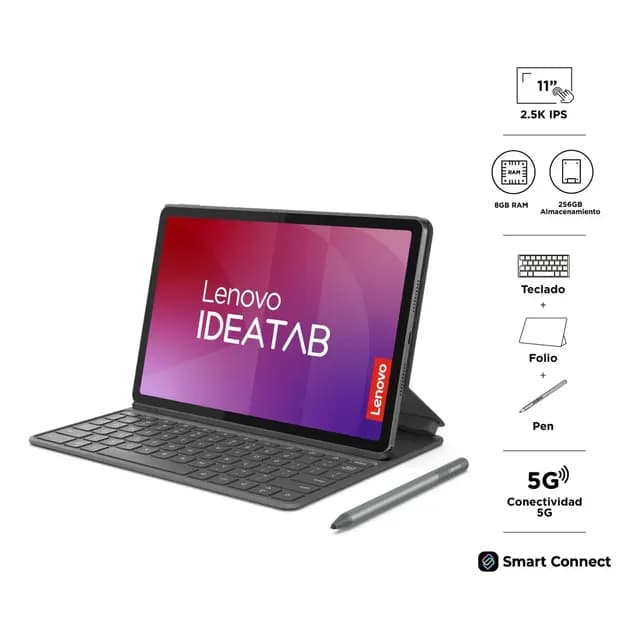 Tablet Lenovo Ideatab 11  2k mtk D6300 8g 256g 5g+kb+fol+pen Luna Grey