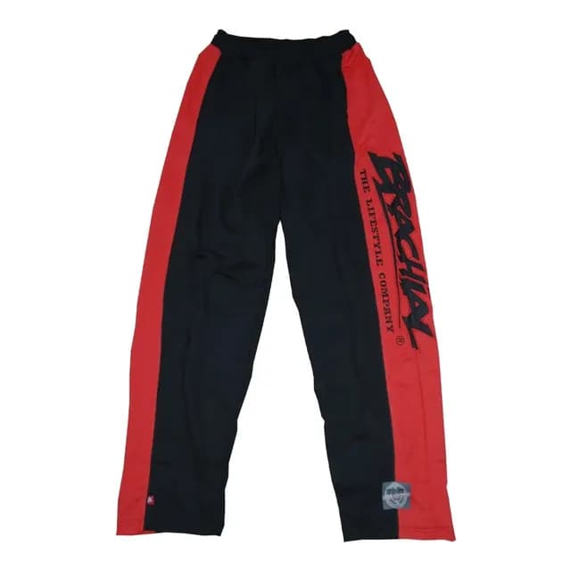 Brachial Pantalon Deportivo Gimnasio Serial Pant L Black Red