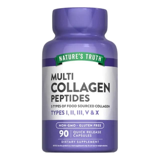 Colageno Multi Tipo I, Ii, Iii, V, X 90 Capsulas Nature's Truth