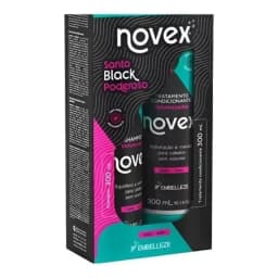 Kit Shampoo Y Acondicionador Santo Black 2x300ml.