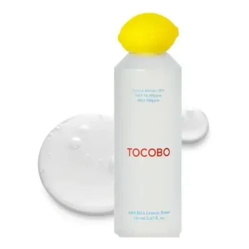 Tocobo Aha Bha Lemon Toner 150ml Tonico Facial Exfoliante Momento de aplicacion Dia/Noche Tipo de piel Todo tipo de piel