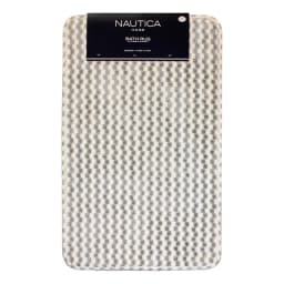 Alfombra De Bano Memory Foam 50x80 Cm Cuadros Silver