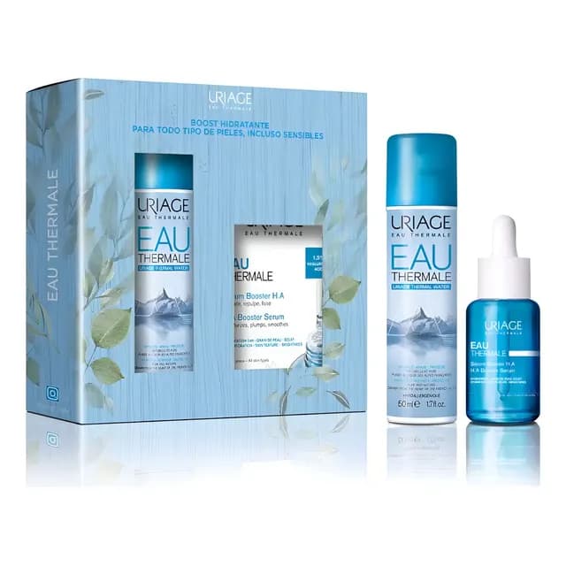 Set Uriage: Serum Booster H.a 30ml + Agua Termal 50ml
