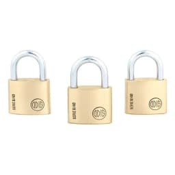 Pack 3 Candados Odis B40 40mm Con Llaves Iguales - Serie B