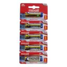 Pack 5 Pilas Maxell Aa  Alcalina Originales Blister