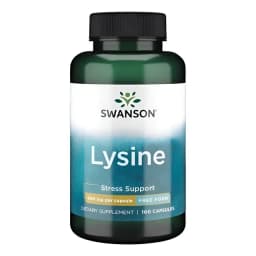 Swanson - Lysine L-lisina 500mg X 100 Capsulas