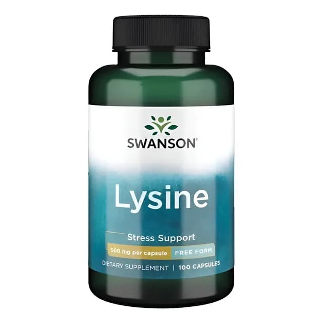 Swanson - Lysine L-lisina 500mg X 100 Capsulas