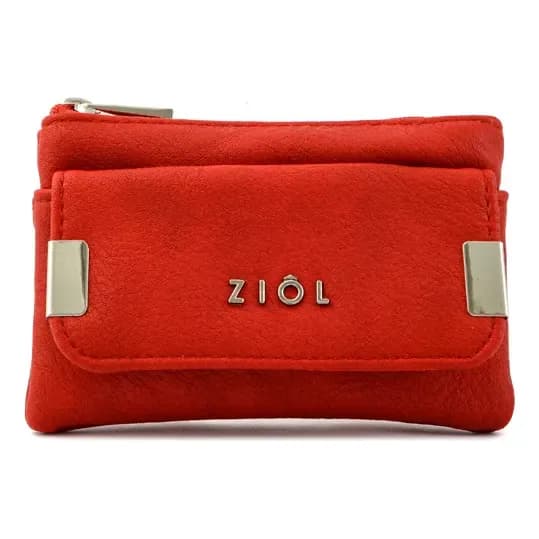 Monedero Pinu Rectangular Pequena Rojo Ziol