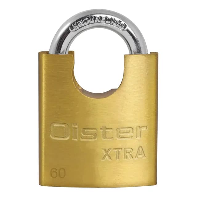 Candado Oister Xtra Con Hombro 60mm En Blister
