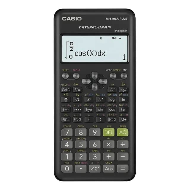 Calculadora Cientifica 417 Funciones Casio Fx570laplus2