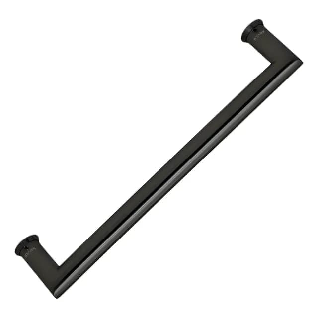 Tirador Simple. Fijacion Invisible. Largo 30 Cm. Negro Mate